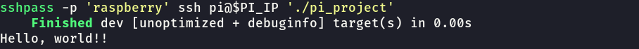 example output of the Rust program